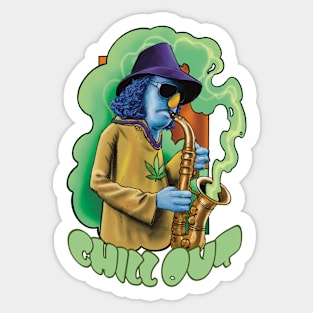 saxofunnist Sticker